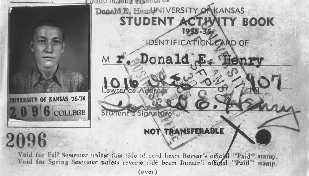 KU 1930s student